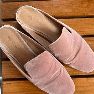 Madewell velvet mules